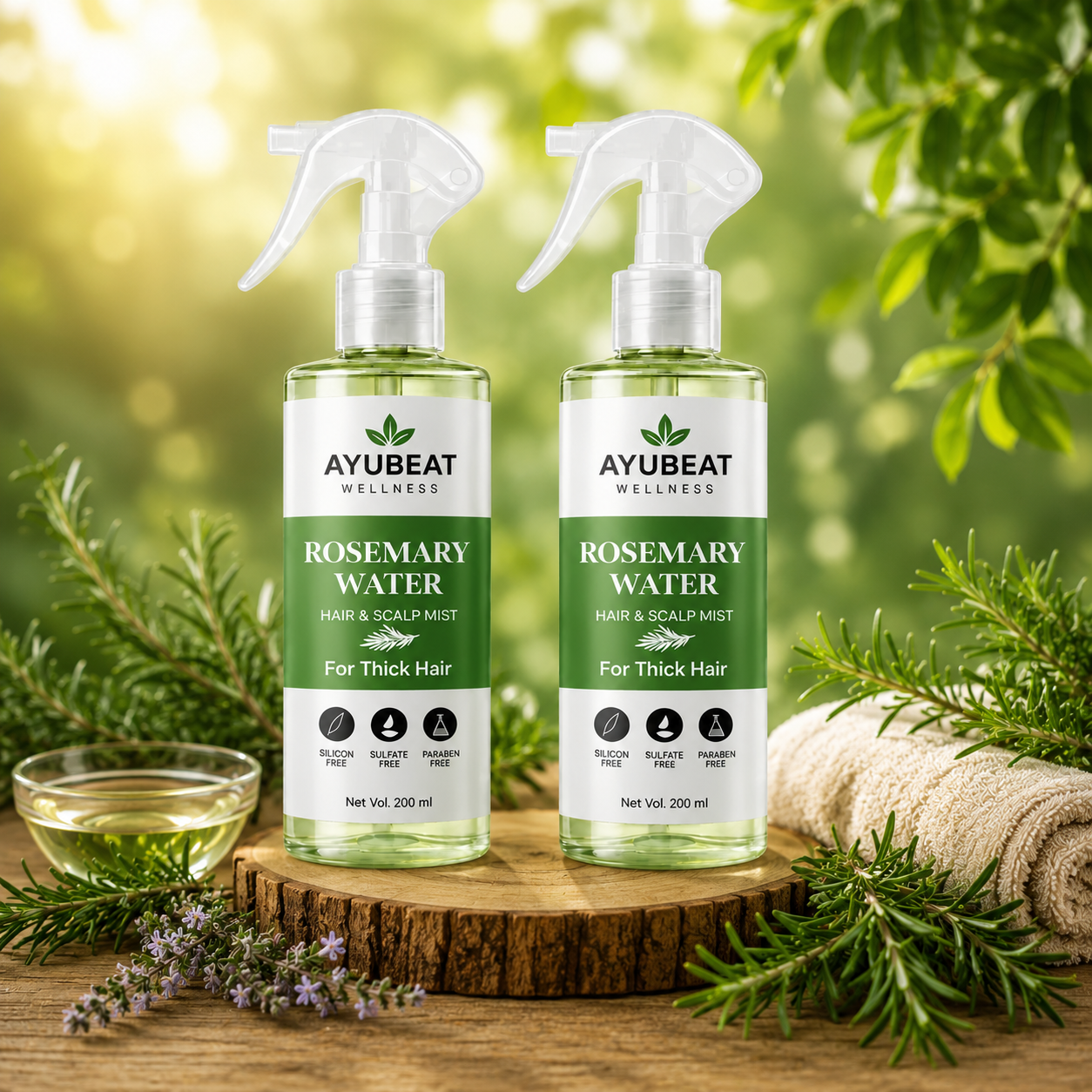 AYUBEAT Rosemary Hair Growth Mist Refill – 200ml