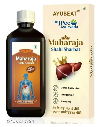 Ayubeat Maharaja Shahi Sharbat 500ml Dr Jpee Ayurveda Ayurvedic Healthy Liver Syrup