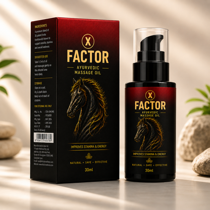 X Factor Ayurvedic Massage Oil for Men – 30ml
