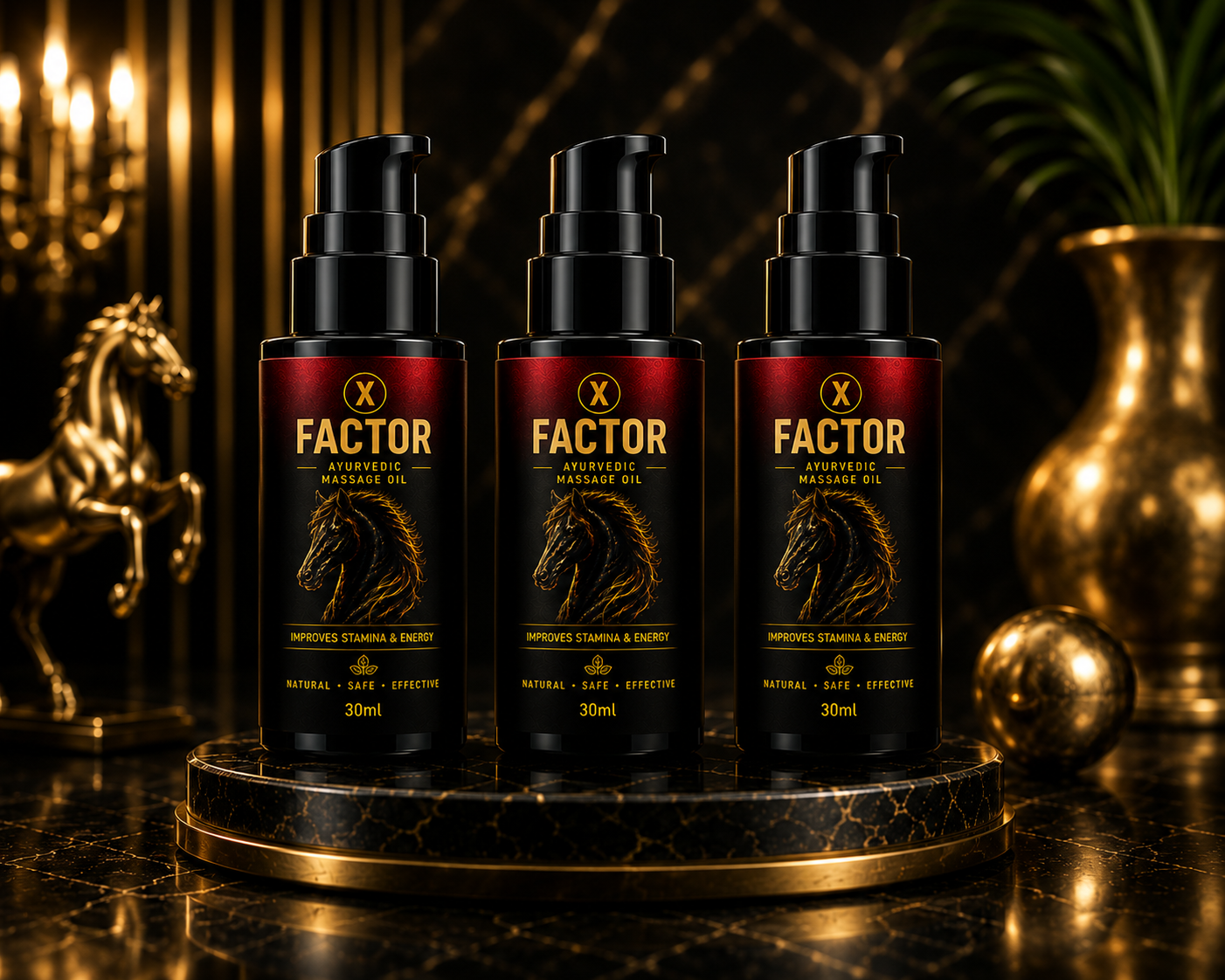 X Factor Ayurvedic Massage Oil for Men – 30ml
