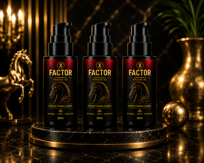 X Factor Ayurvedic Massage Oil for Men – 30ml