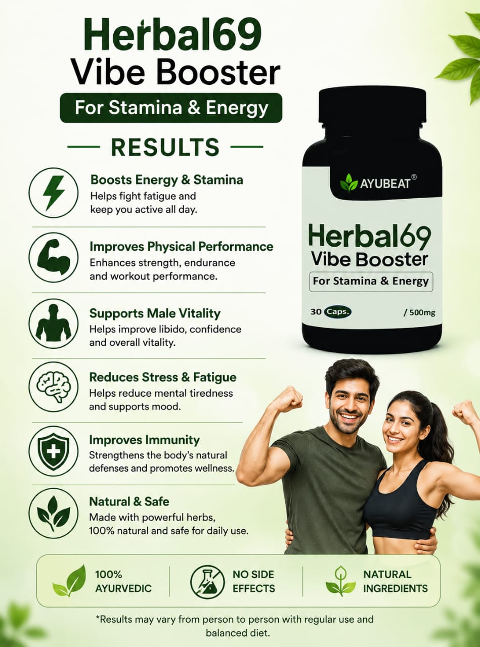 AYUBEAT Herbal 69 Capsules – 30 Vegetarian Capsules