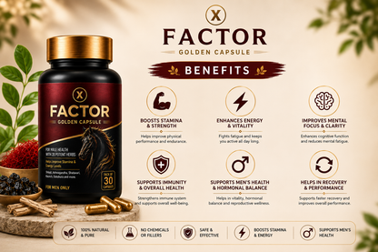 X Factor Golden Capsules for Men – 30 Capsules