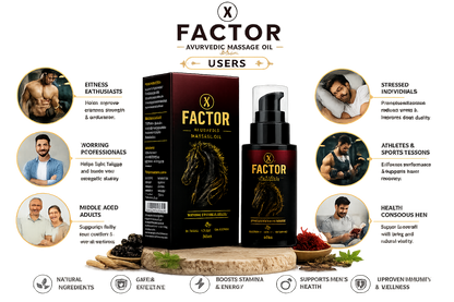 X Factor Ayurvedic Massage Oil for Men – 30ml
