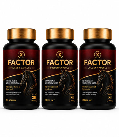 X Factor Golden Capsules for Men – 30 Capsules