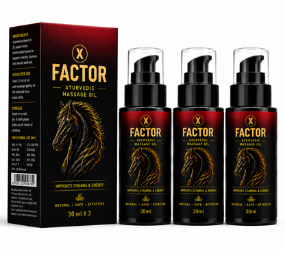 X Factor Ayurvedic Massage Oil for Men – 30ml