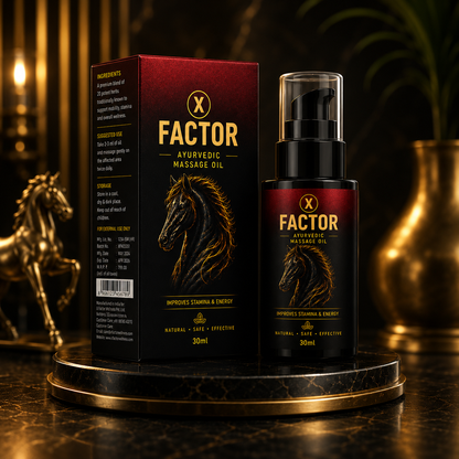 X Factor Ayurvedic Massage Oil for Men – 30ml