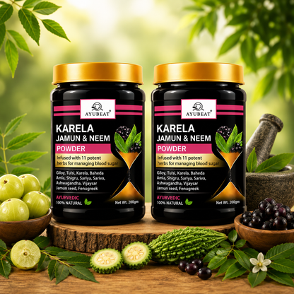 Ayubeat Karela Jamun Neem Herbal Powder – 200g